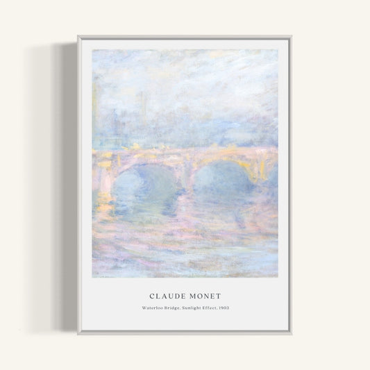 Plakat Waterloo Bridge, Claude Monet, 1903 - nowoczesny plakat dekoracyjny