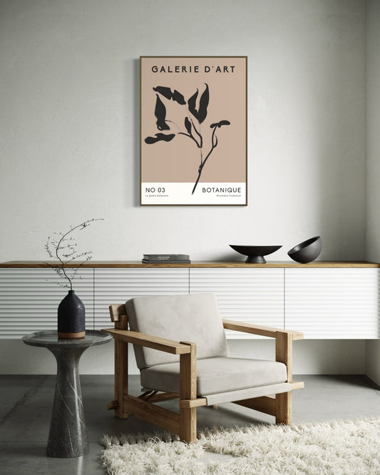 Plakat Galerie d'Art Botanique - nowoczesny plakat dekoracyjny
