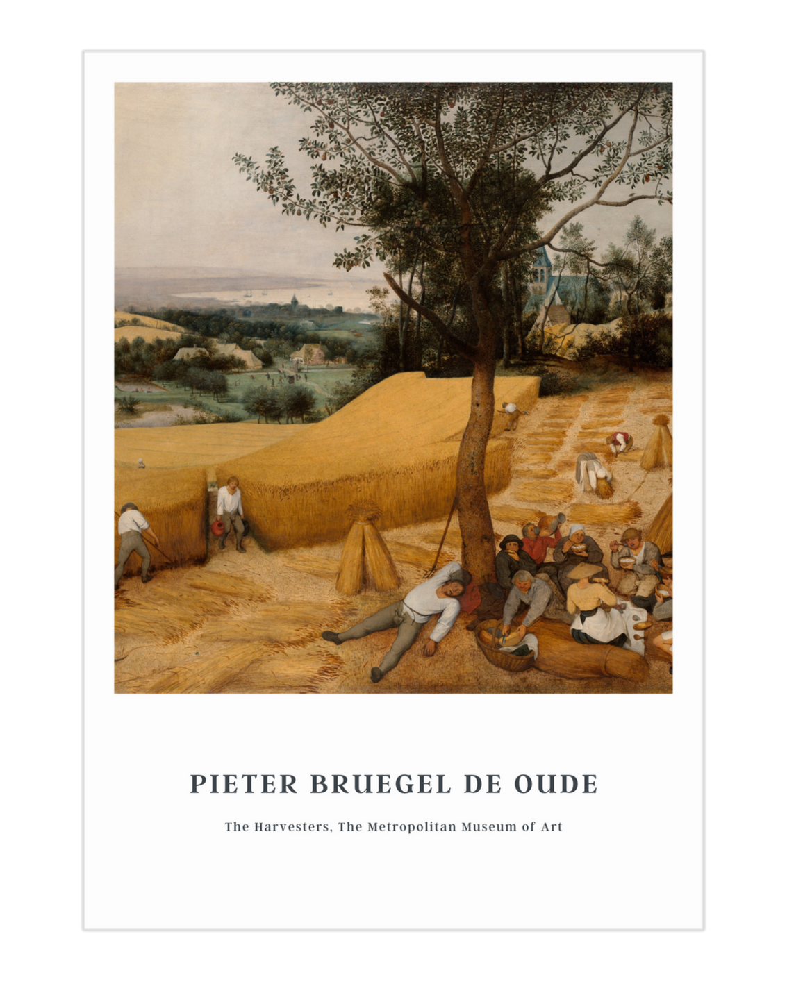 Plakat The Harvesters, Pieter Bruegel de Oude - nowoczesny plakat dekoracyjny