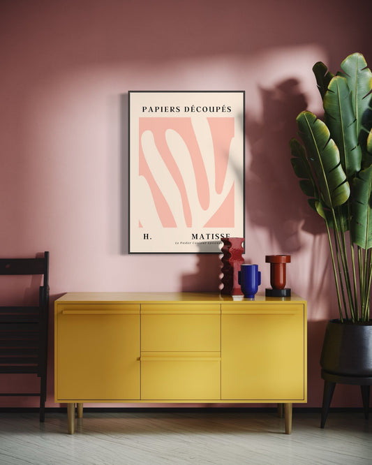 Plakat Papiers Découpés - 04 - nowoczesny plakat dekoracyjny