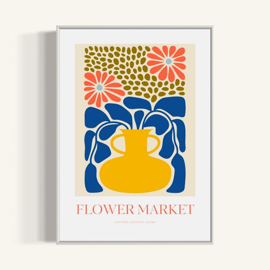 Plakat Flower Market - 01 - nowoczesny plakat dekoracyjny