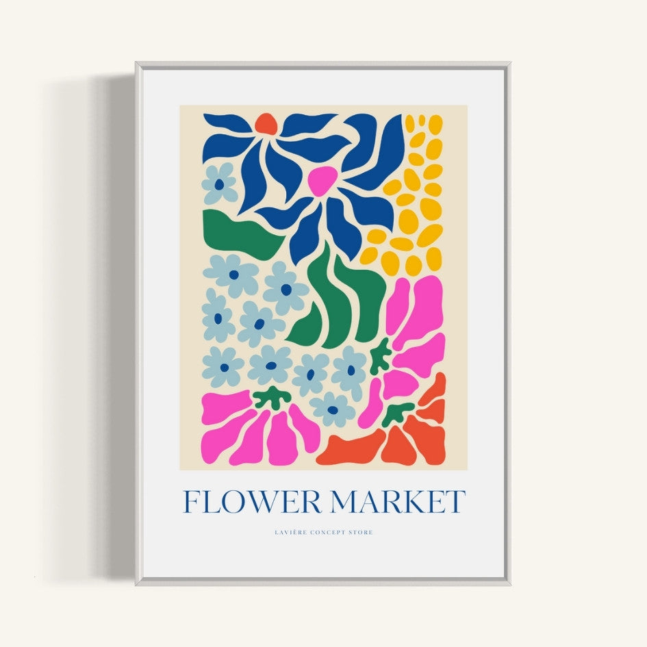 Plakat Flower Market - 02 - nowoczesny plakat dekoracyjny