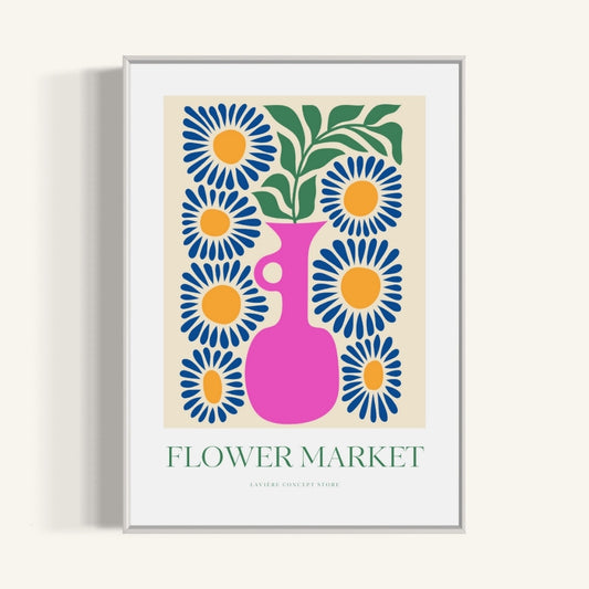 Plakat Flower Market - 03 - nowoczesny plakat dekoracyjny