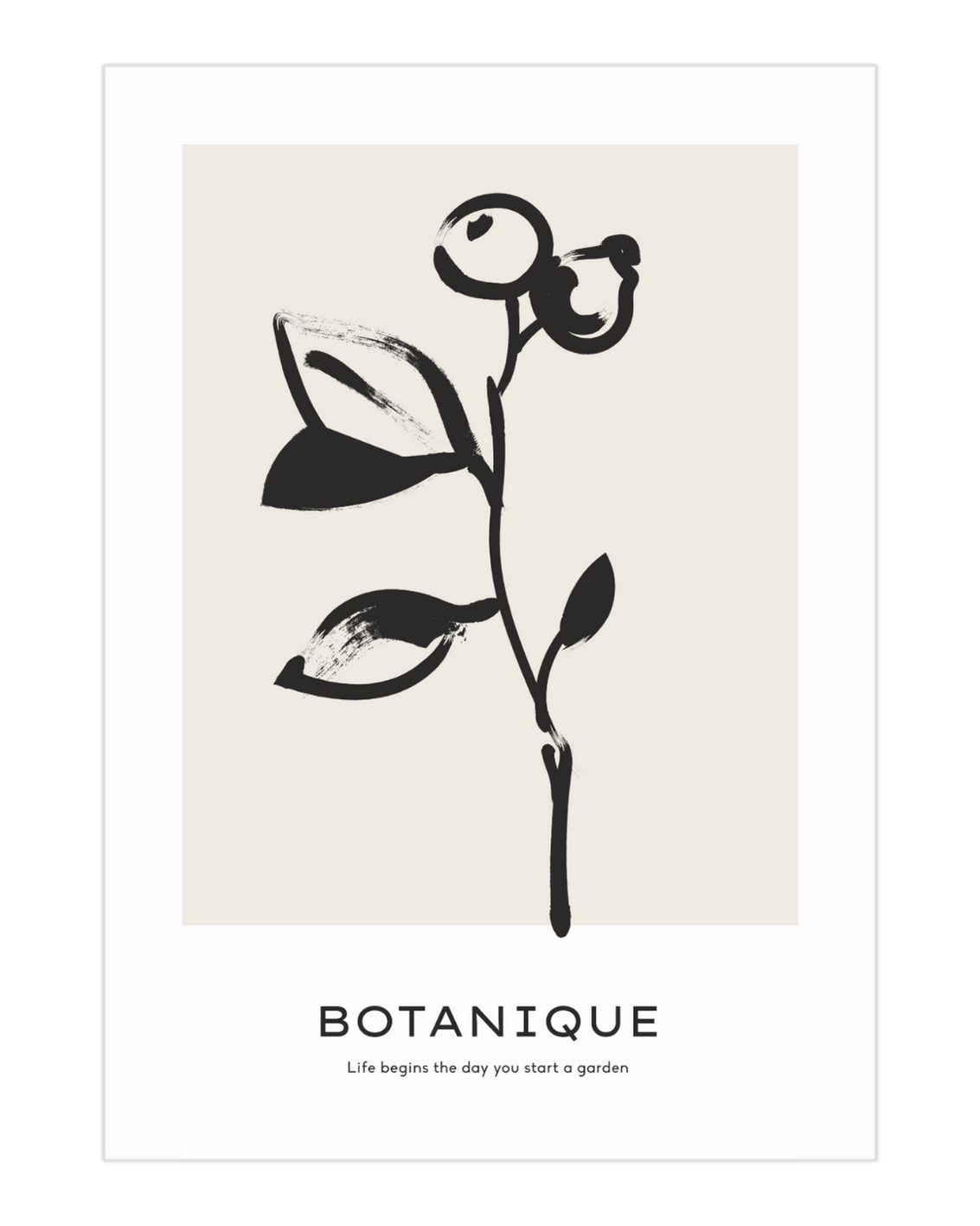 Plakat Botanique Nude - nowoczesny plakat dekoracyjny