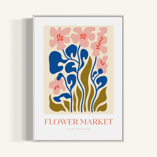 Plakat Flower Market - 04 - nowoczesny plakat dekoracyjny