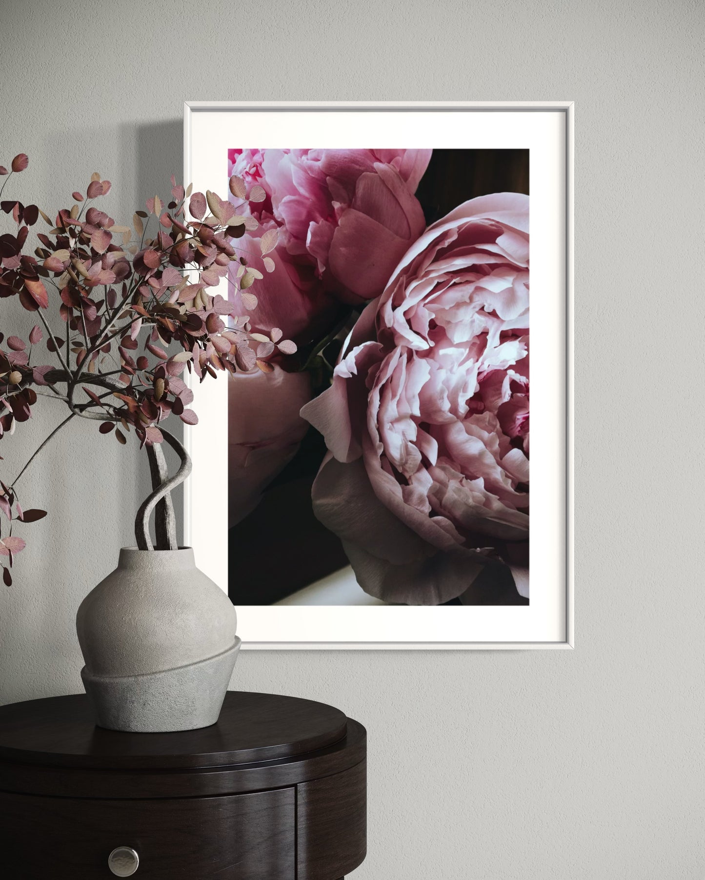 Plakat Peonies - 02 - nowoczesny plakat dekoracyjny