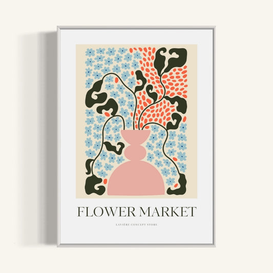 Plakat Flower Market - 05 - nowoczesny plakat dekoracyjny