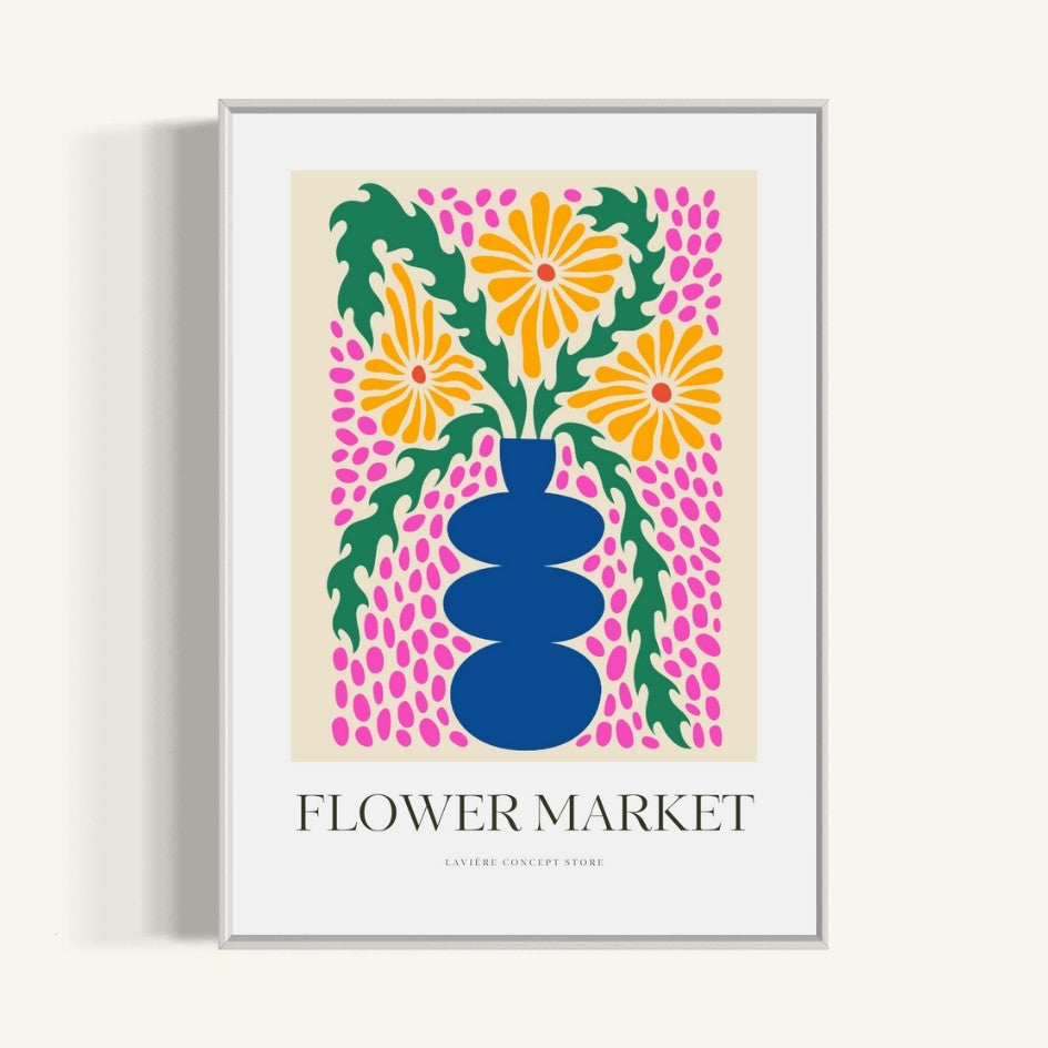Plakat Flower Market - 06 - nowoczesny plakat dekoracyjny