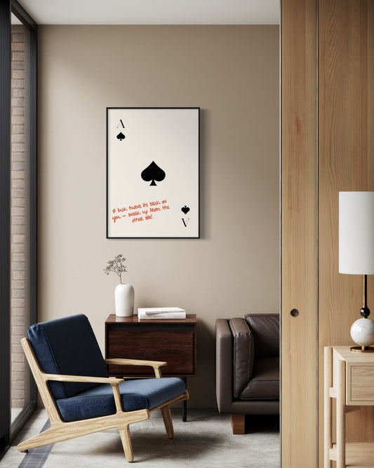 Plakat Karta - nowoczesny plakat dekoracyjny