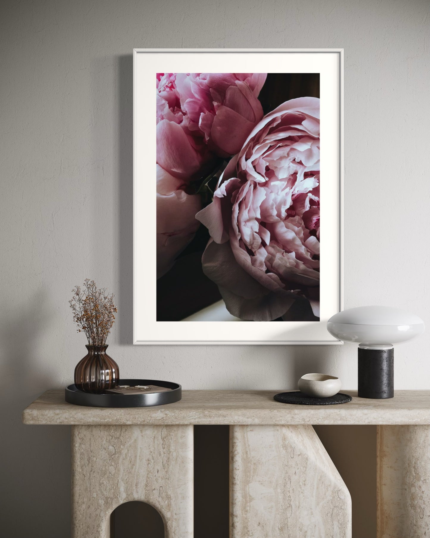 Plakat Peonies - 02 - nowoczesny plakat dekoracyjny