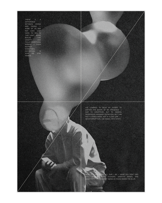 Plakat Signal with Static - 01 - nowoczesny plakat dekoracyjny