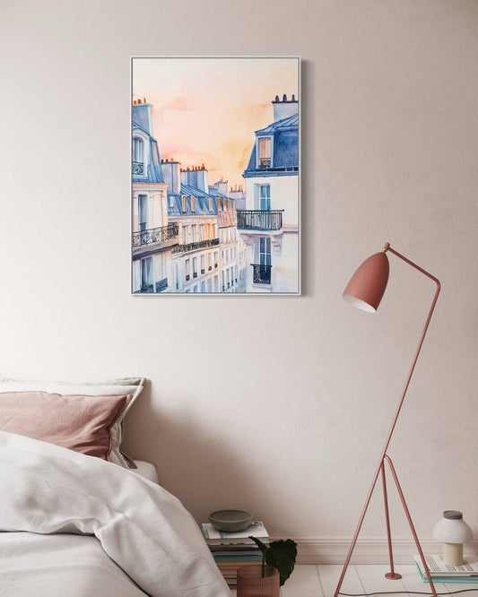 Plakat Paryskie Kamienice - 03 - nowoczesny plakat dekoracyjny