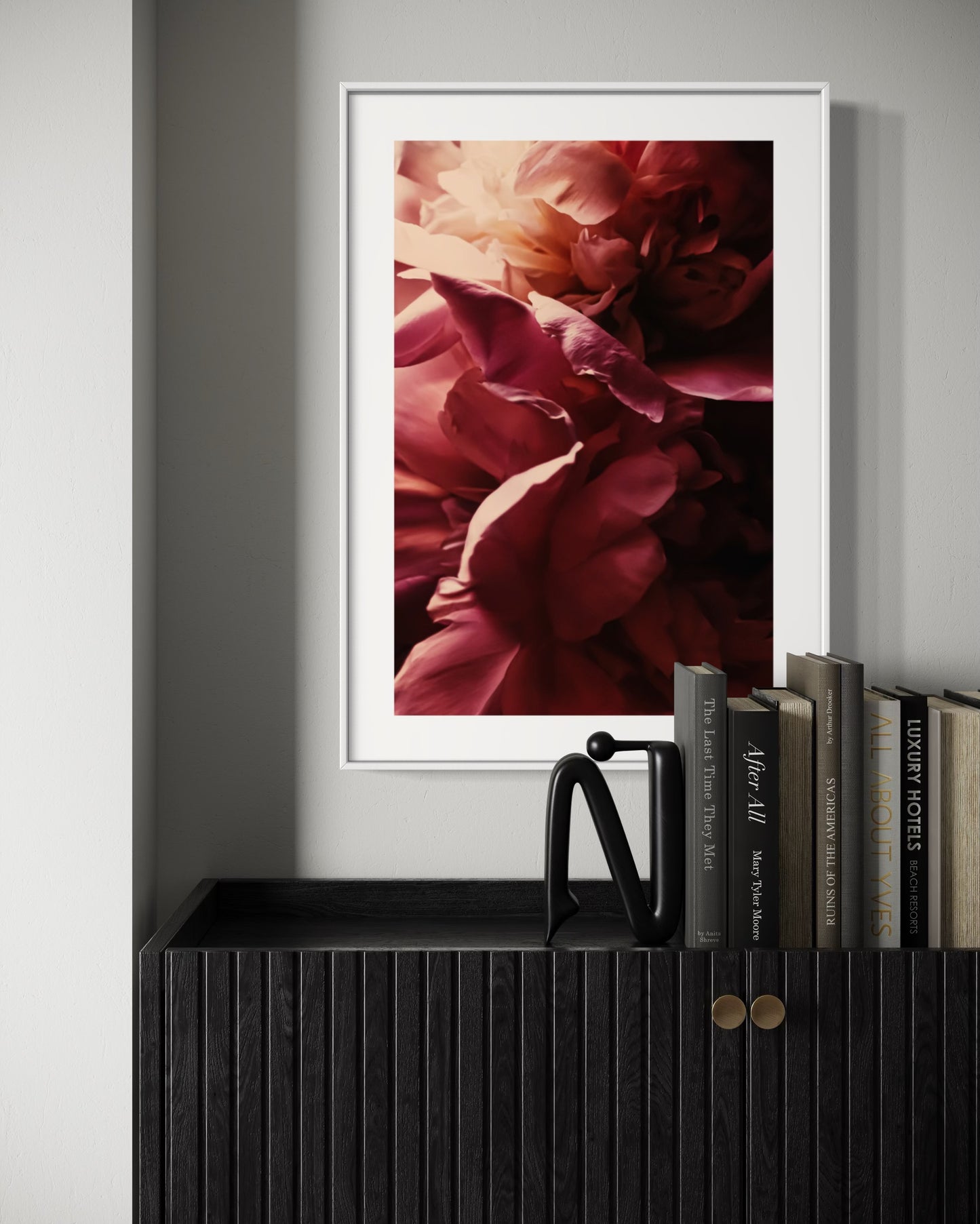 Plakat Viva Magenta Flower - 02 - nowoczesny plakat dekoracyjny
