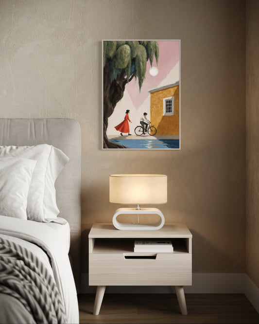 Plakat Spacer przy Złotym Domku