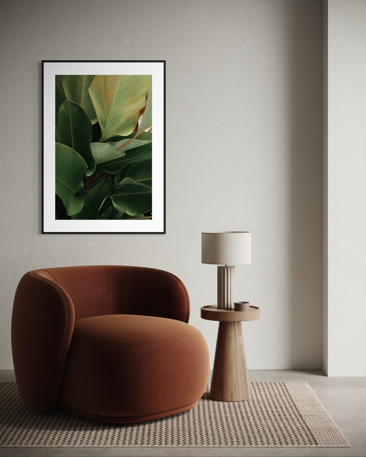 Plakat Big Leaves - nowoczesny plakat dekoracyjny