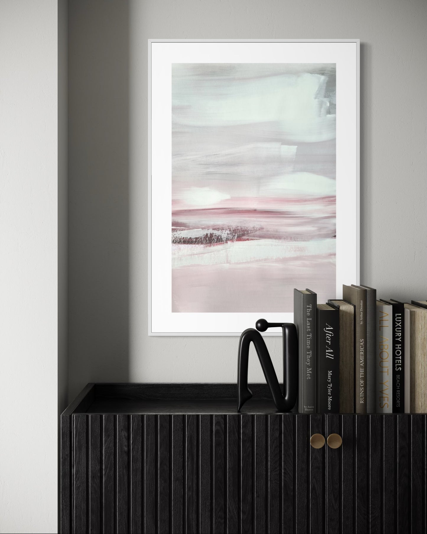 Plakat Pink Oil on Canvas - nowoczesny plakat dekoracyjny