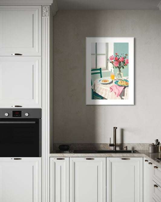 Plakat Obiad - 02 - nowoczesny plakat dekoracyjny