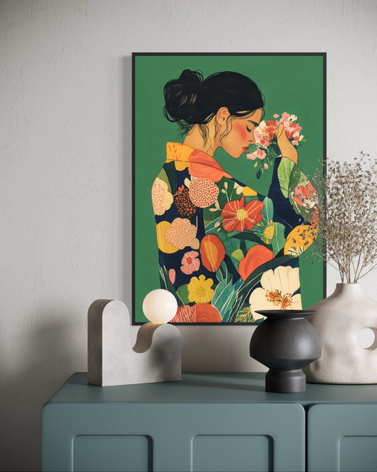 Plakat Kimono - nowoczesny plakat dekoracyjny