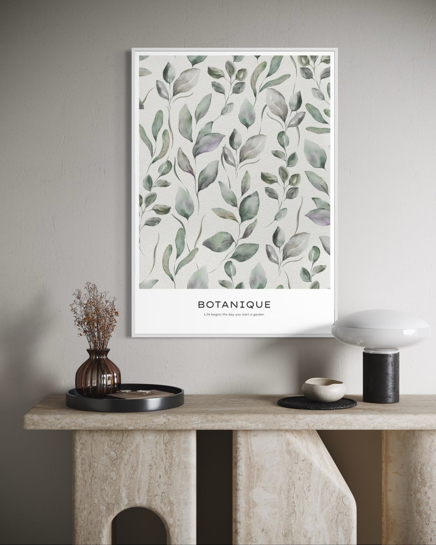 Plakat Liście - nowoczesny plakat dekoracyjny