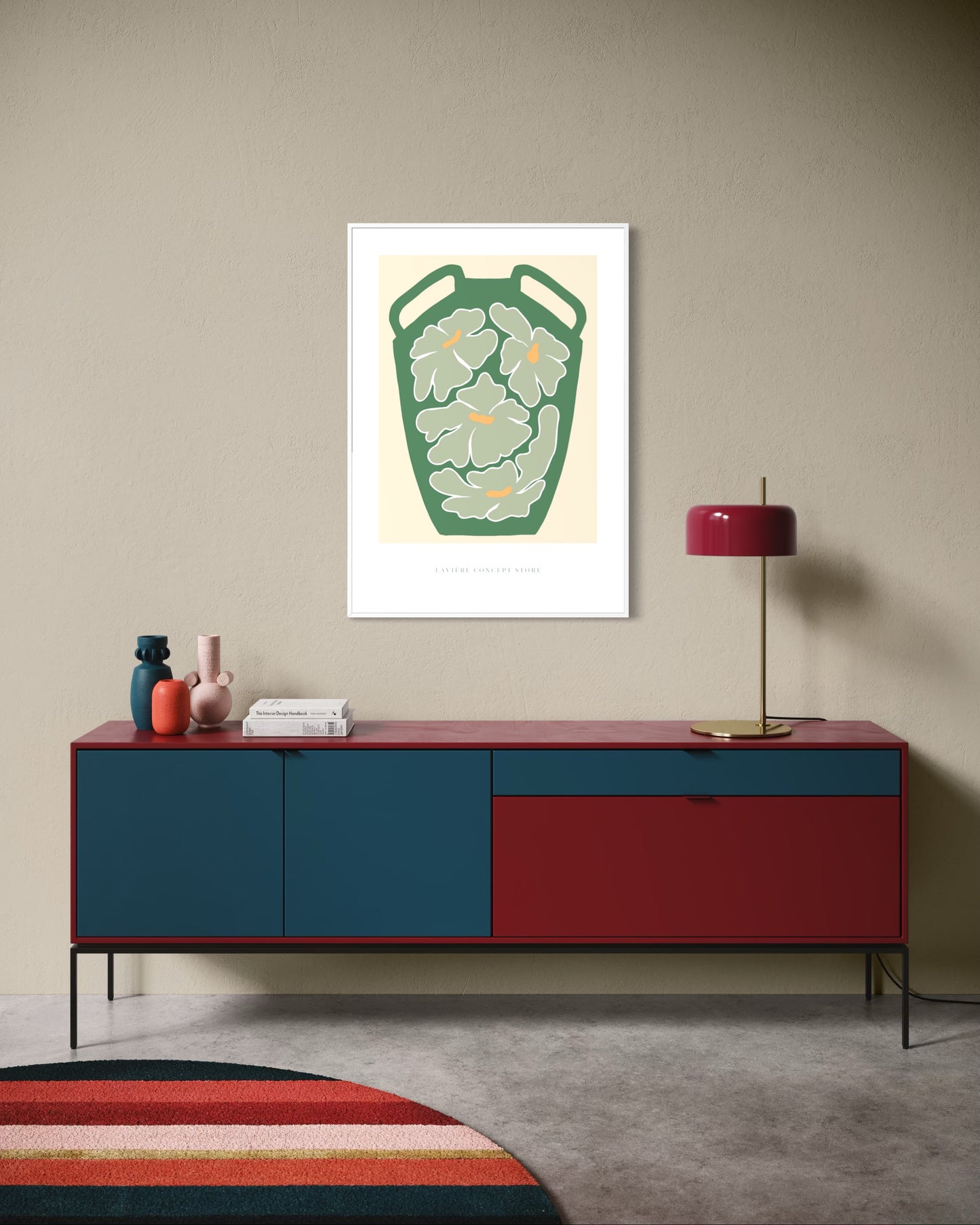 Plakat Vase - 04 - nowoczesny plakat dekoracyjny