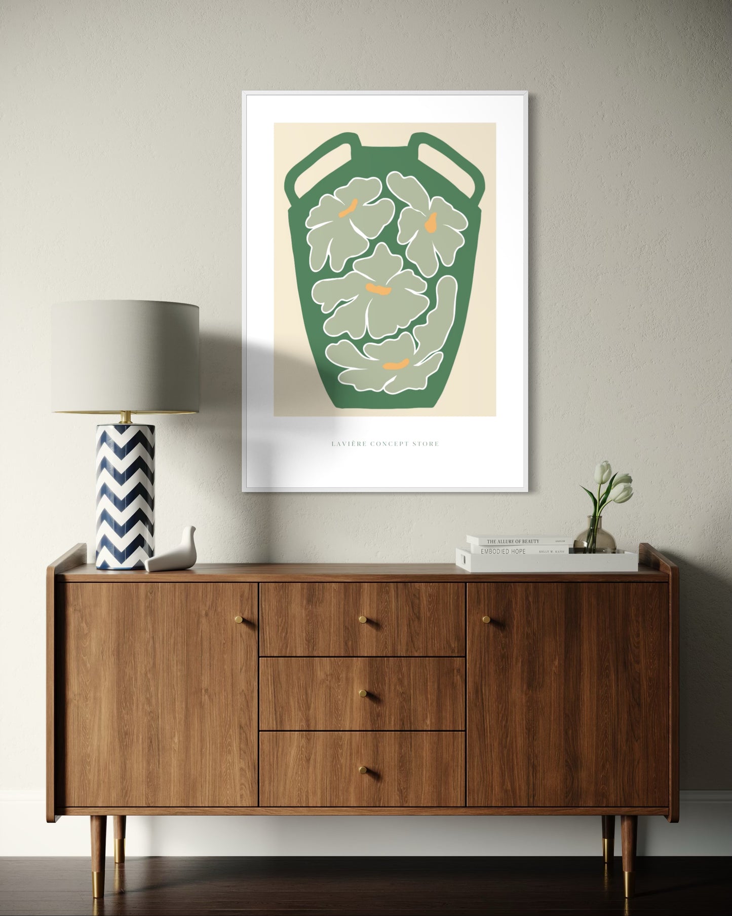 Plakat Vase - 04 - nowoczesny plakat dekoracyjny