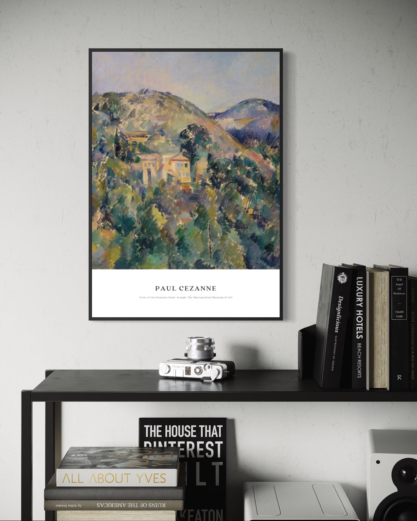 Plakat View of the Domaine Saint-Joseph, Paul Cezanne - nowoczesny plakat dekoracyjny