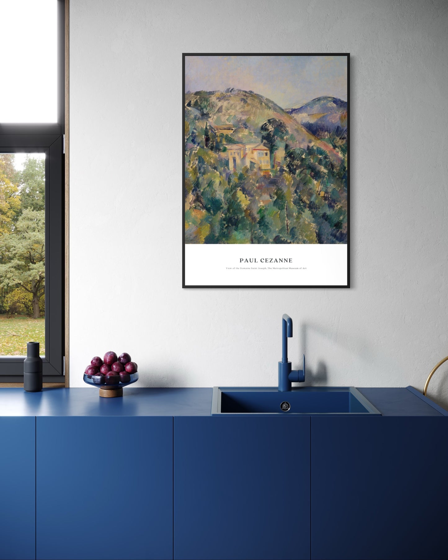 Plakat View of the Domaine Saint-Joseph, Paul Cezanne - nowoczesny plakat dekoracyjny