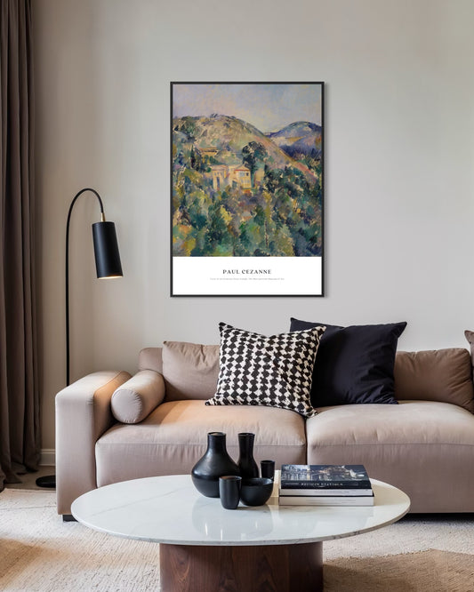 Plakat View of the Domaine Saint-Joseph, Paul Cezanne - nowoczesny plakat dekoracyjny
