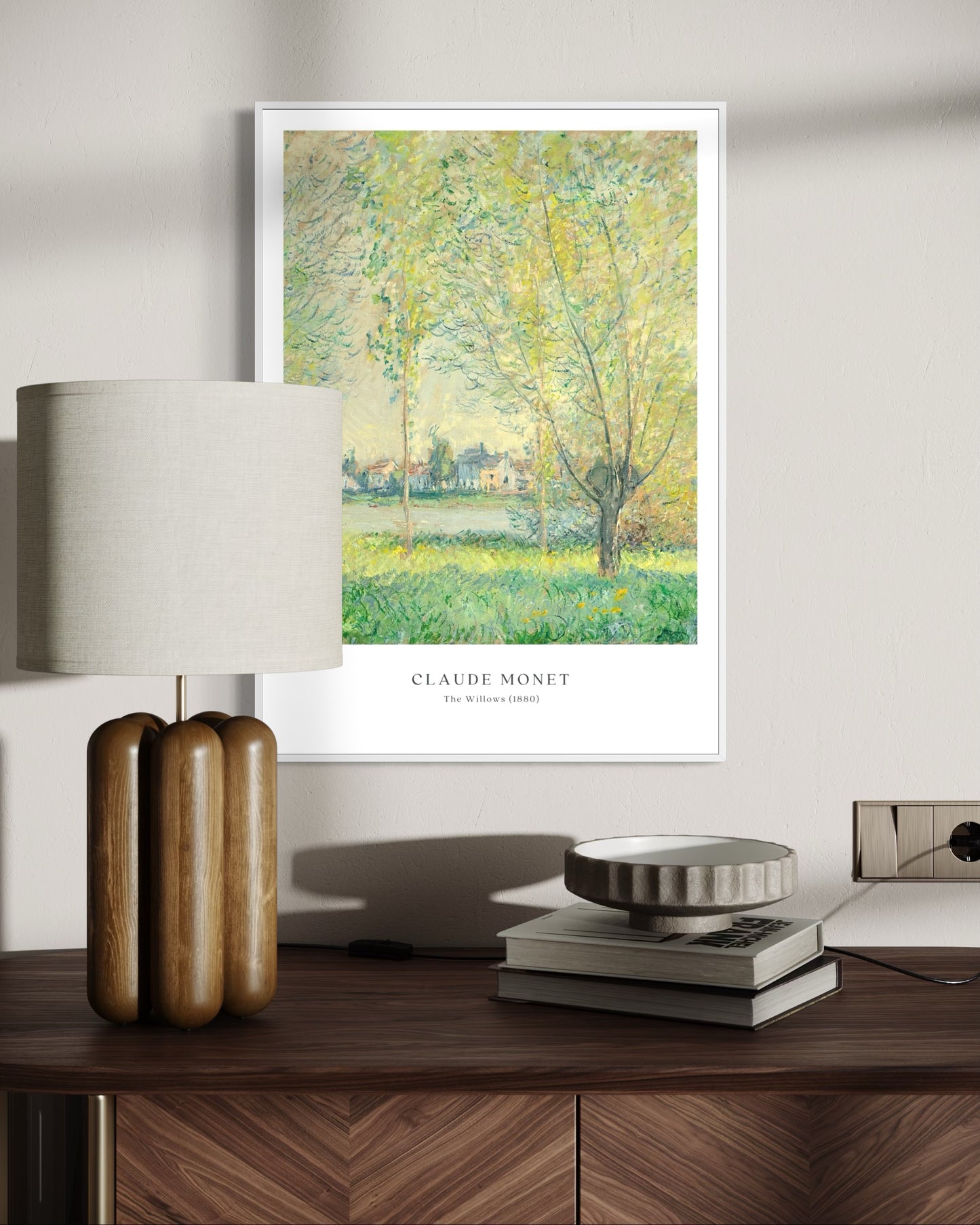Plakat Claude Monet „The Willows” - nowoczesny plakat dekoracyjny