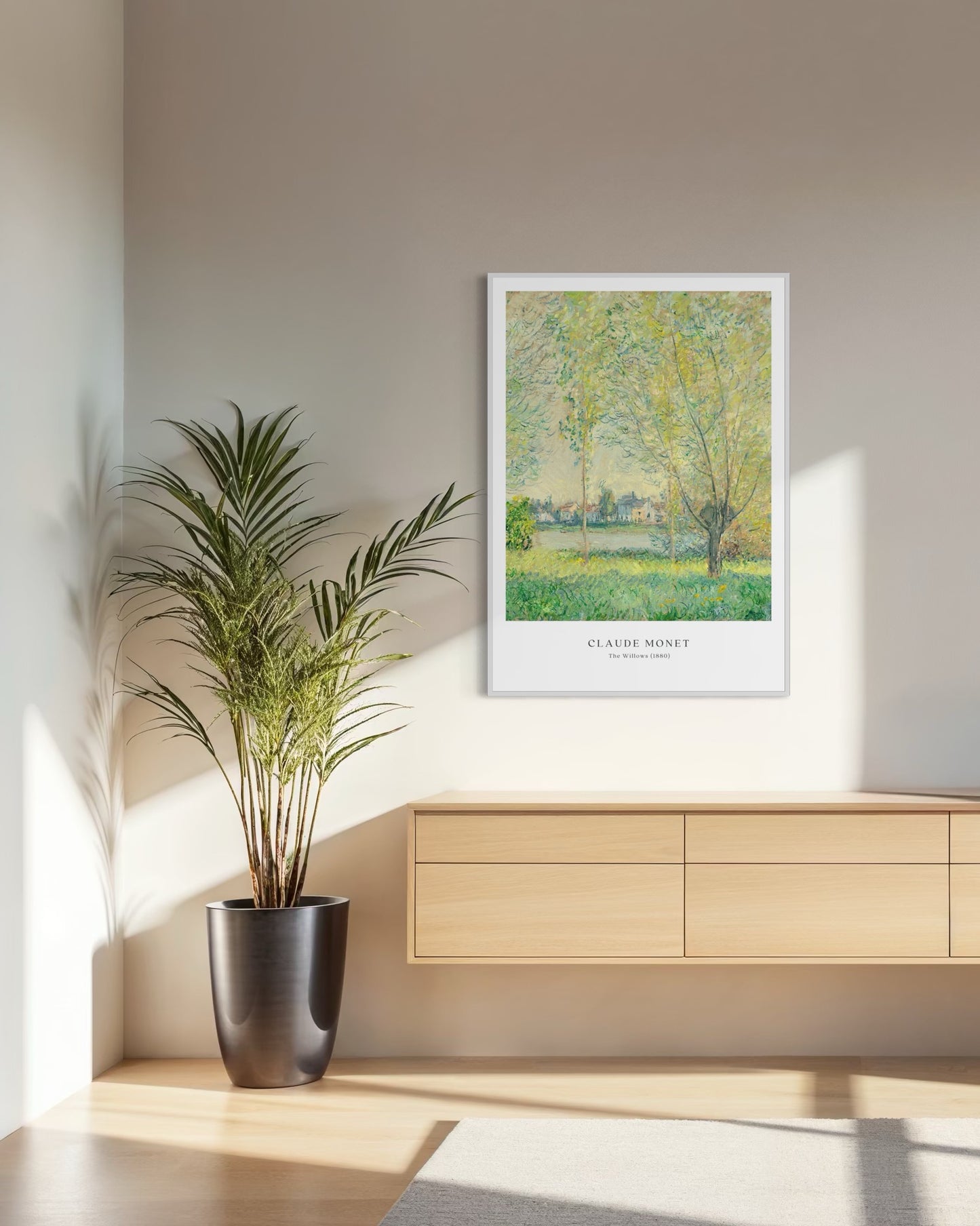 Plakat Claude Monet „The Willows” - nowoczesny plakat dekoracyjny