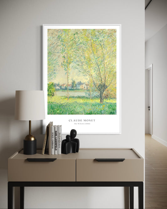 Plakat Claude Monet „The Willows” - nowoczesny plakat dekoracyjny