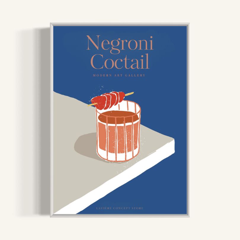 Plakat Negroni - nowoczesny plakat dekoracyjny