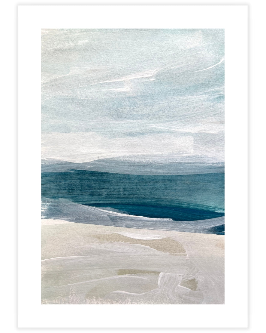 Plakat Sea Oil on Canvas - nowoczesny plakat dekoracyjny