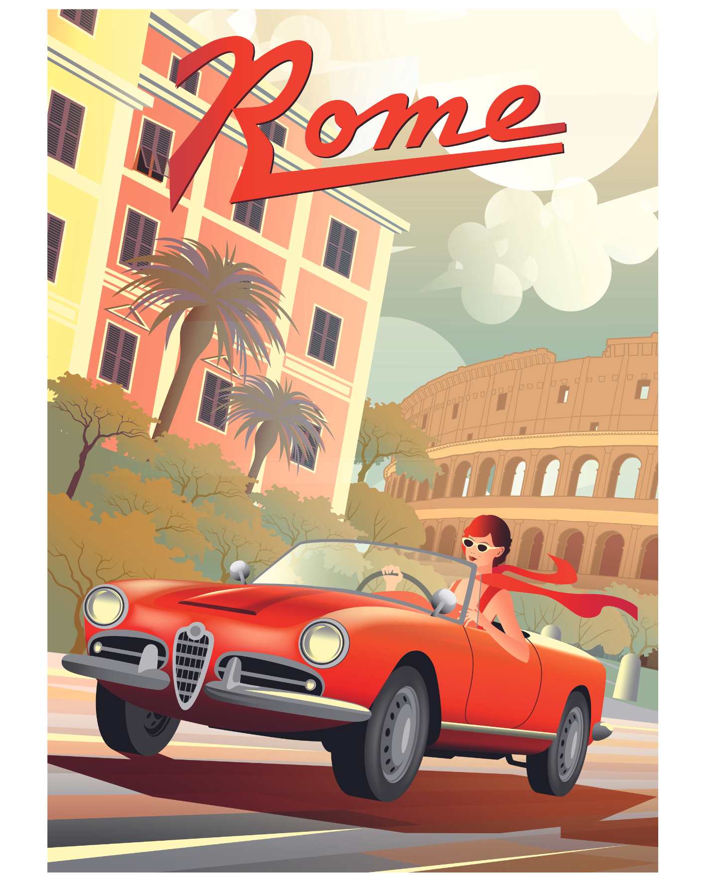 Plakat Rome, Plakaty Warszawa, Kupić Plakat Warszawa - nowoczesny plakat dekoracyjny