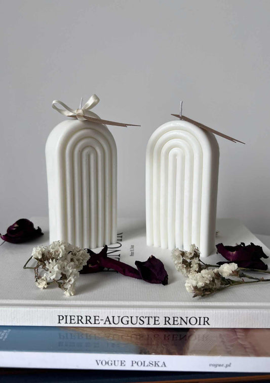 Świeca sojowa Rainbow - 03 - 8x13cm