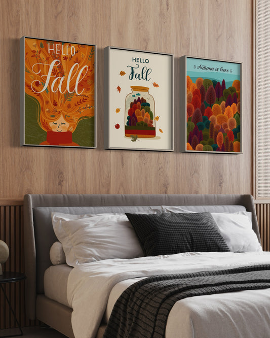 Zestaw 3 plakatów - September