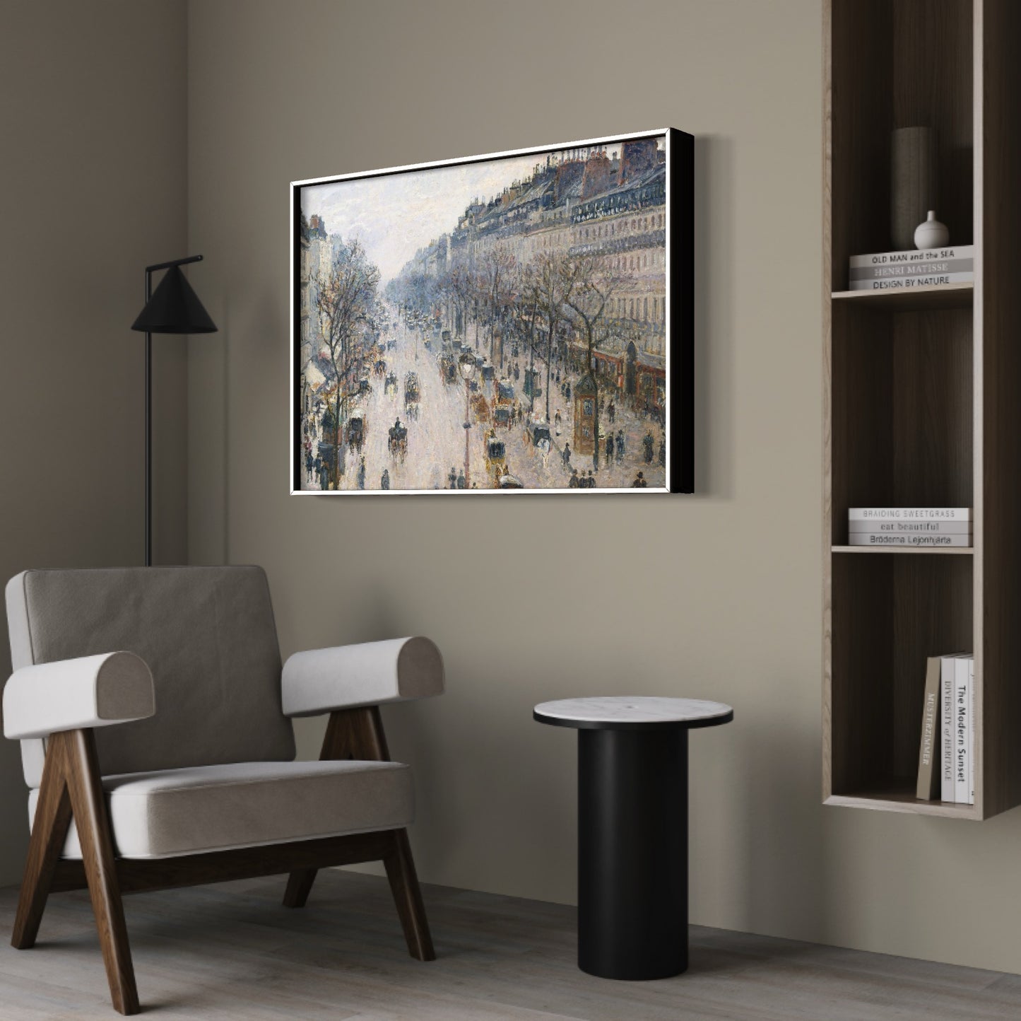 Plakat Boulevard Montmartre - Camille Pissarro - nowoczesny plakat dekoracyjny