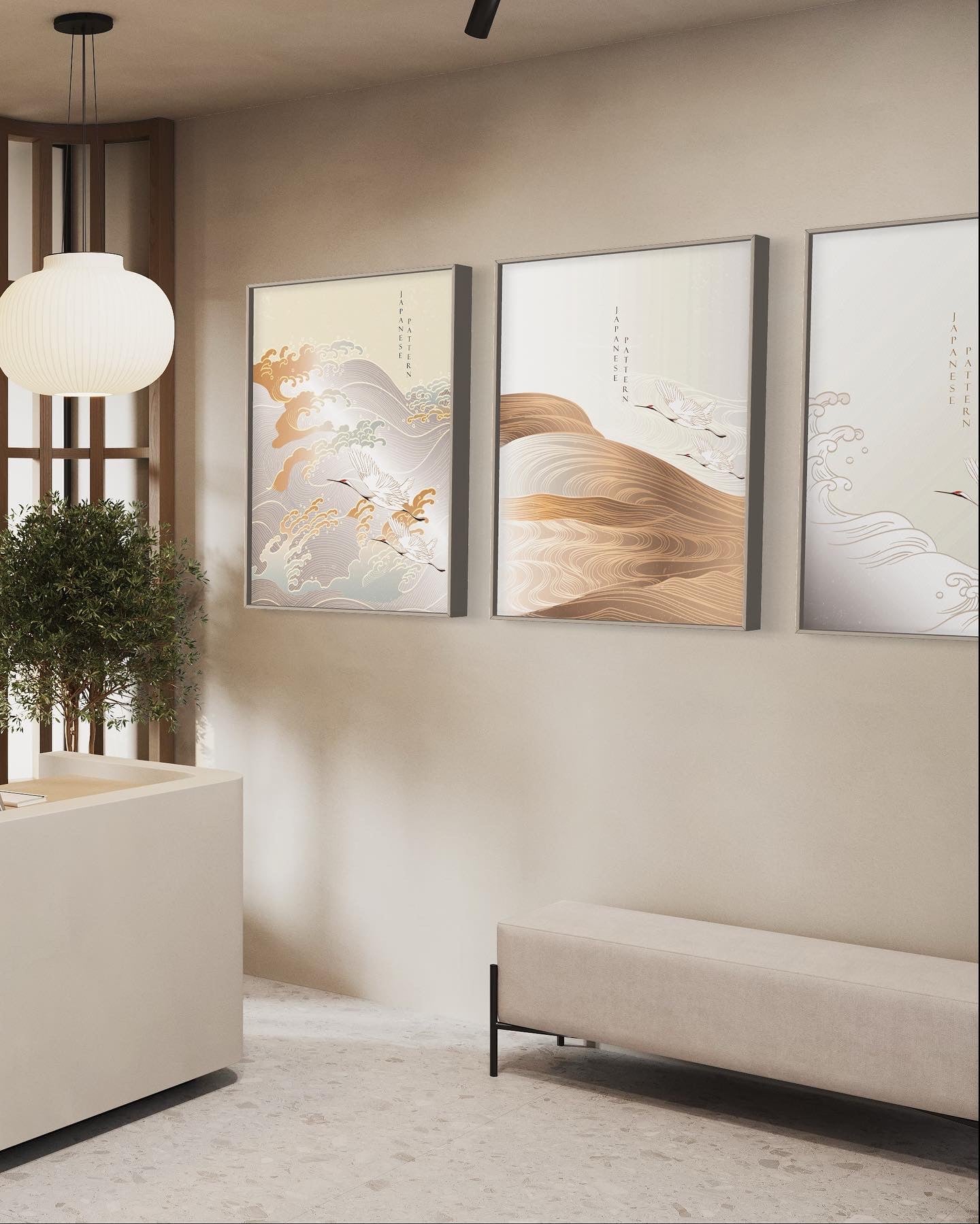 Zestaw 3 plakatów - Japanese Art
