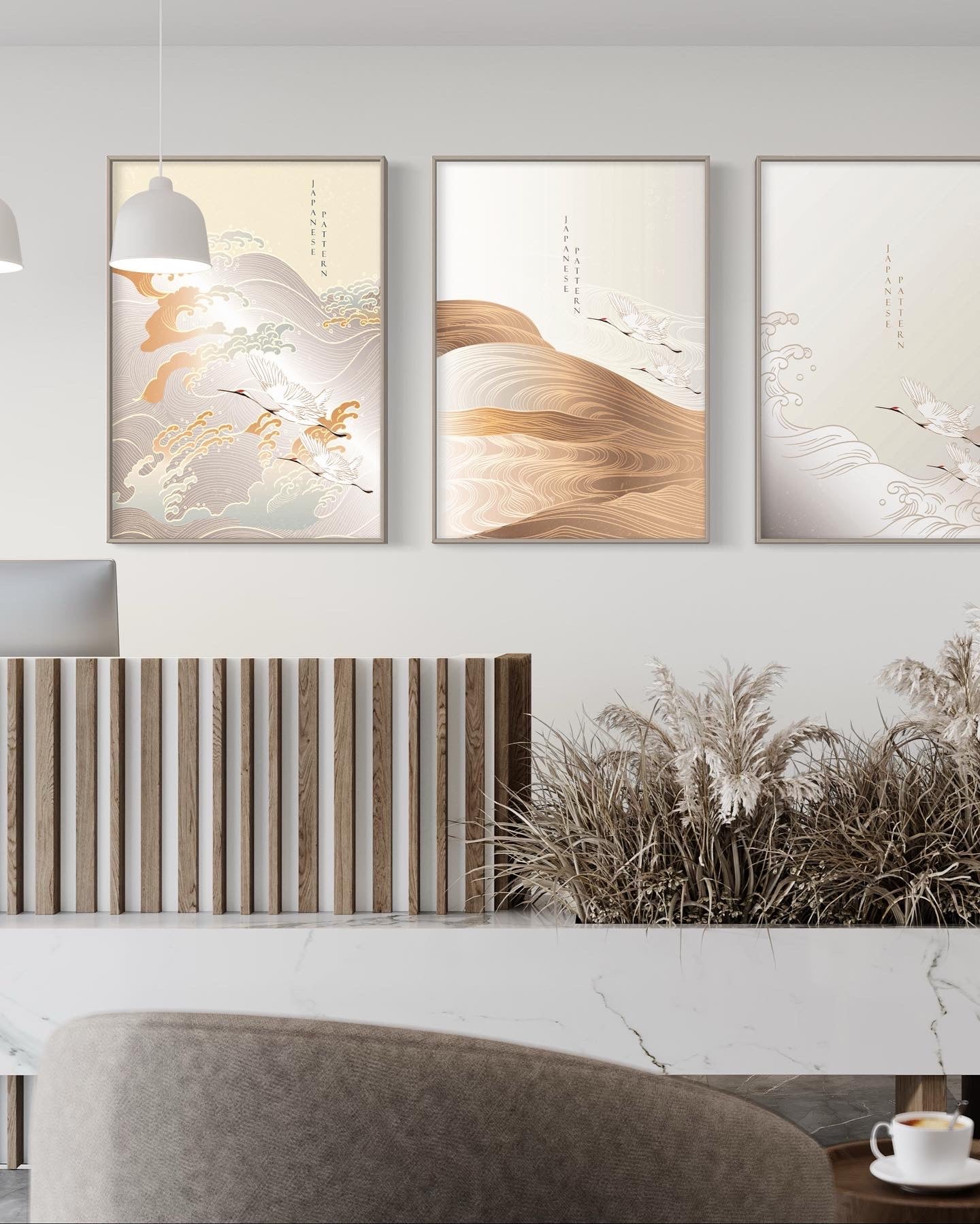 Zestaw 3 plakatów - Japanese Art