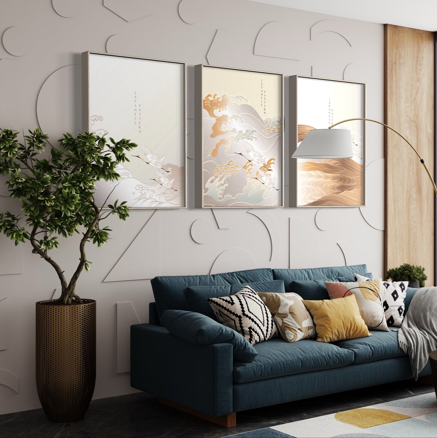 Zestaw 3 plakatów - Japanese Art