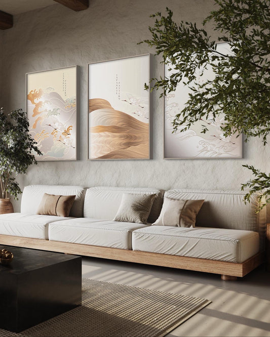 Zestaw 3 plakatów - Japanese Art