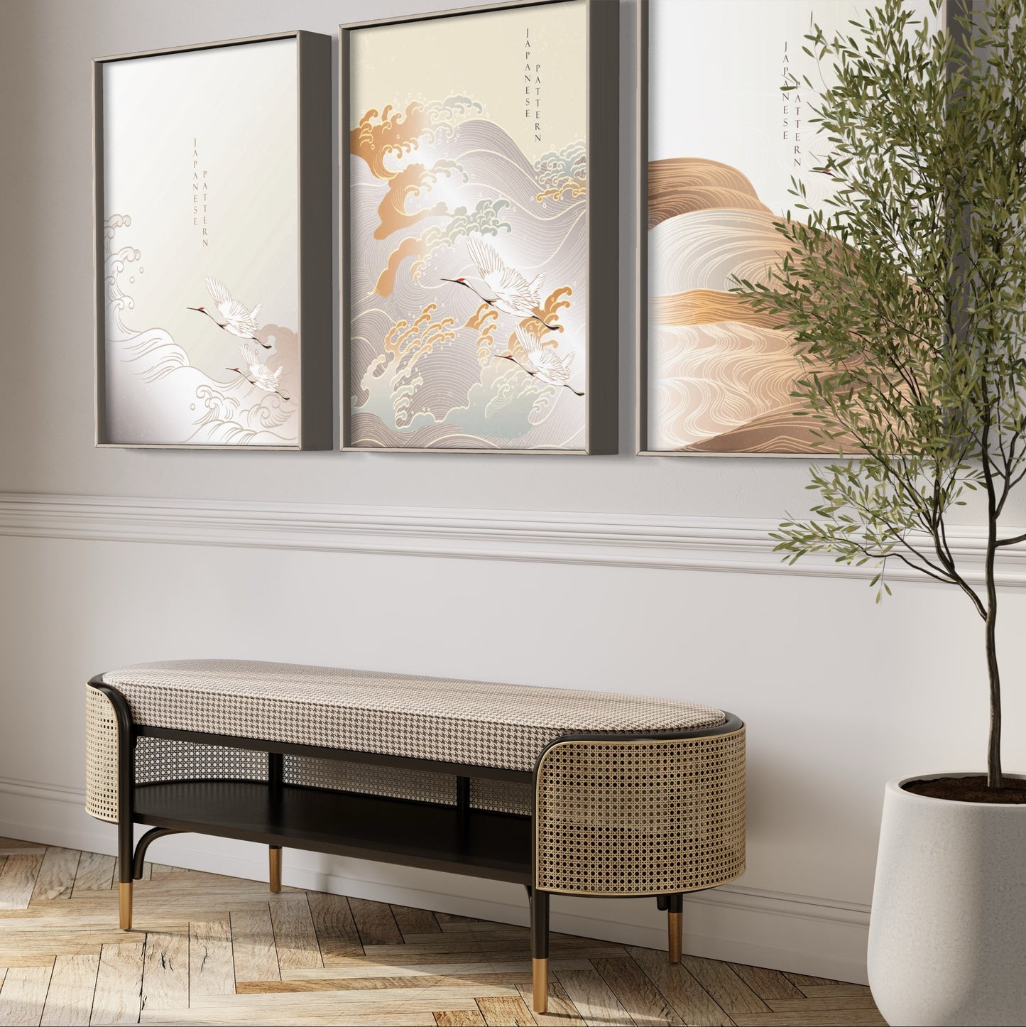Zestaw 3 plakatów - Japanese Art