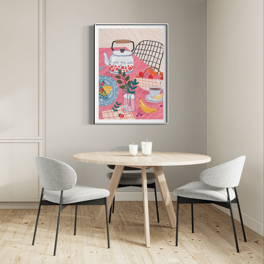 Plakat Śniadanie - nowoczesny plakat dekoracyjny