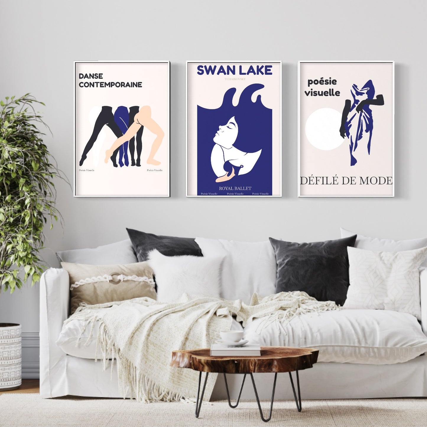 Zestaw 3 plakatów - Swan Lake