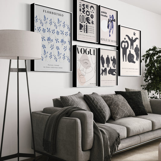 Zestaw 6 plakatów - Minimalist
