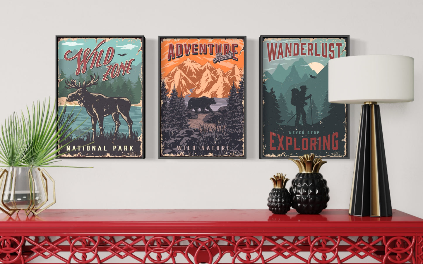 Zestaw 3 Posterów - Adventure time