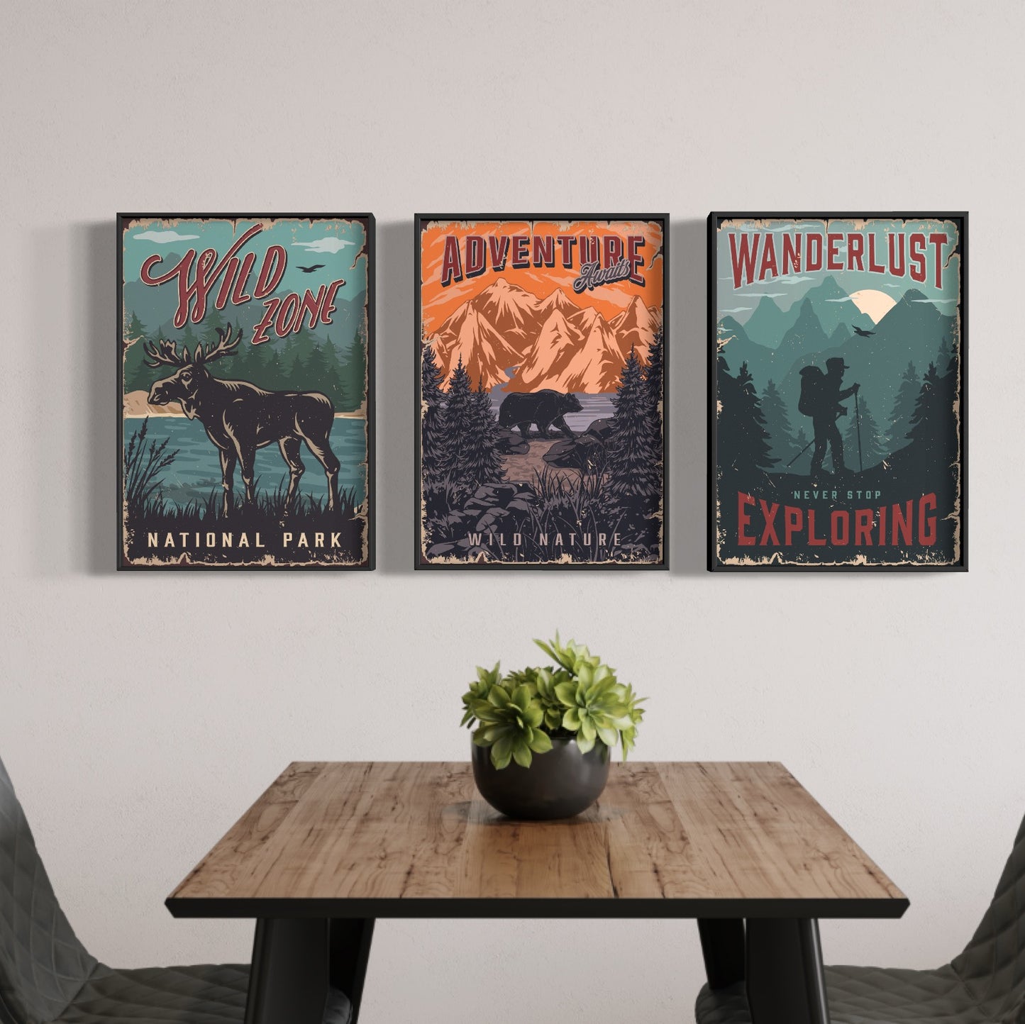 Zestaw 3 Posterów - Adventure time