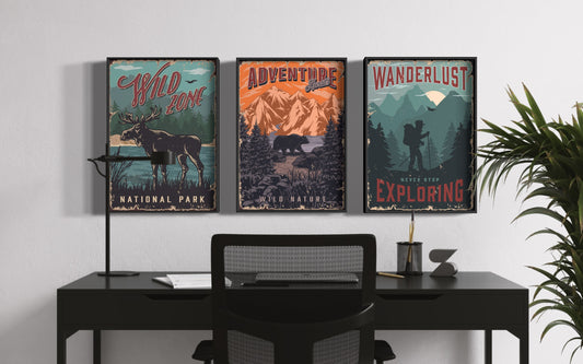 Zestaw 3 Posterów - Adventure time