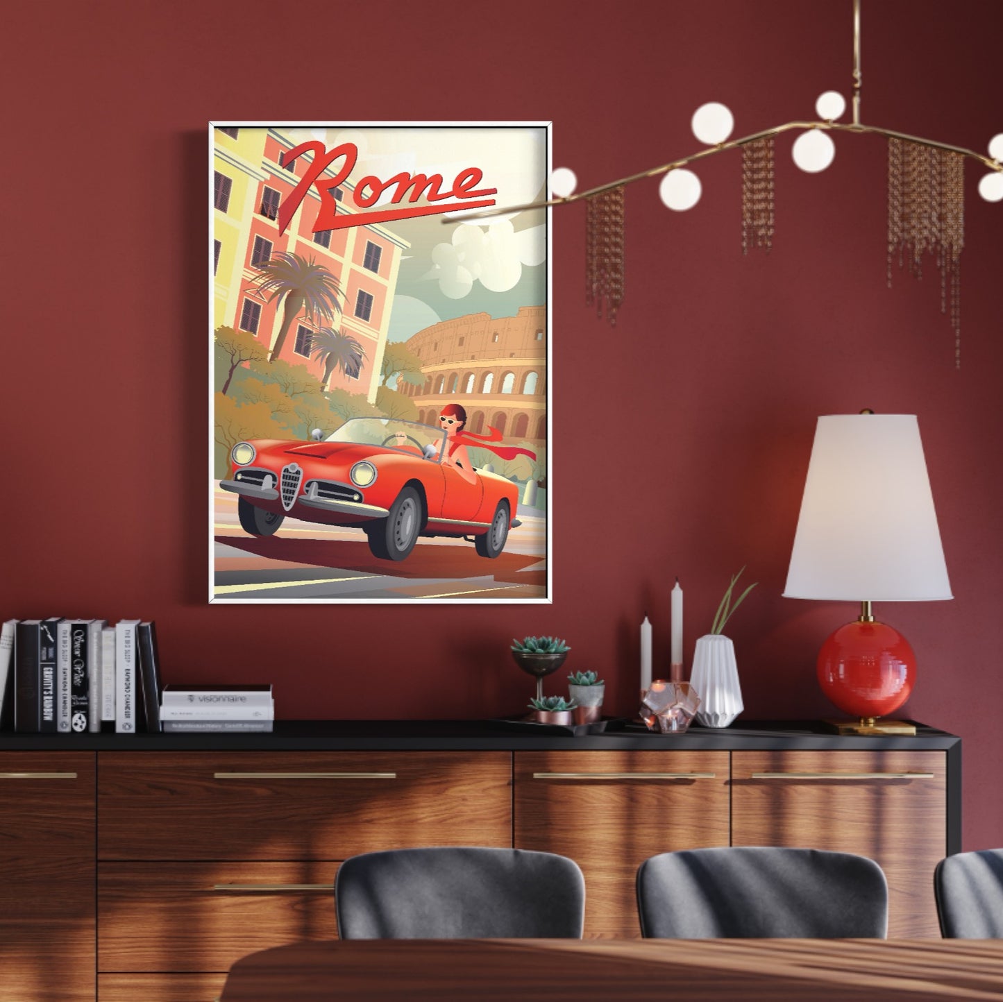 Plakat Rome, Plakaty Warszawa, Kupić Plakat Warszawa - nowoczesny plakat dekoracyjny
