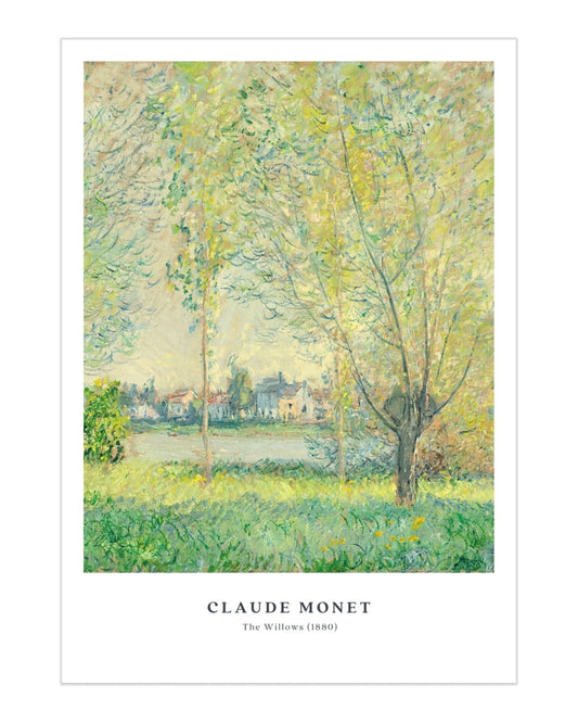 Plakat Claude Monet „The Willows” - nowoczesny plakat dekoracyjny